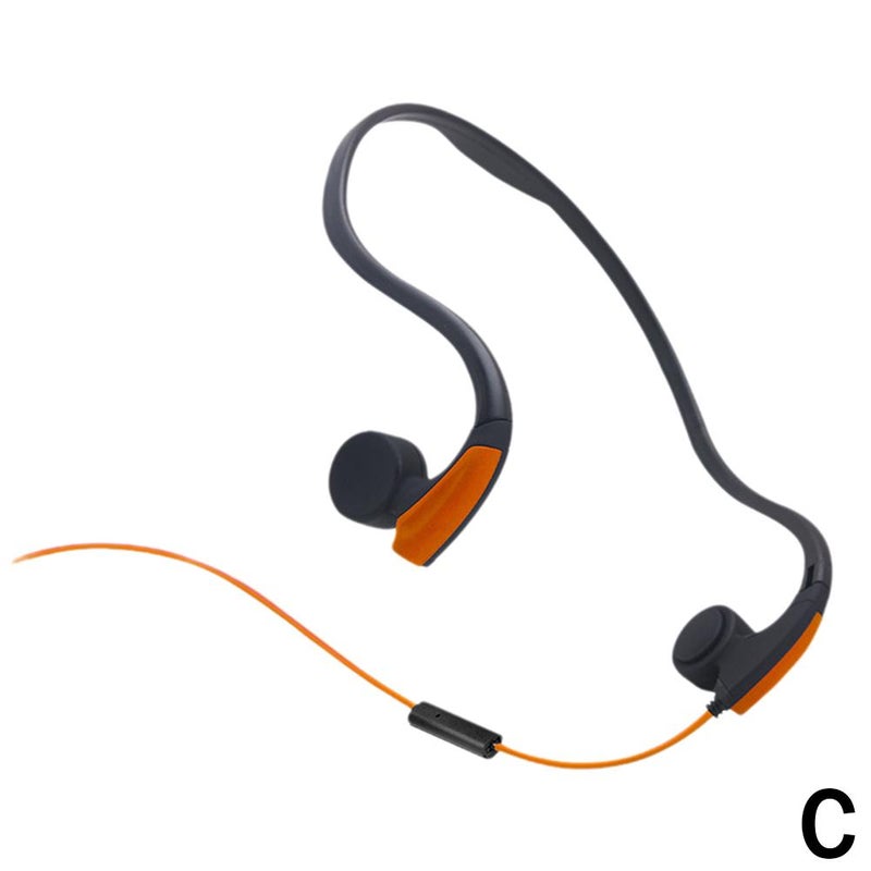 Behind-the-ear wired headphones, new bone conduction headphones for outdoor sports, running, and cycling.